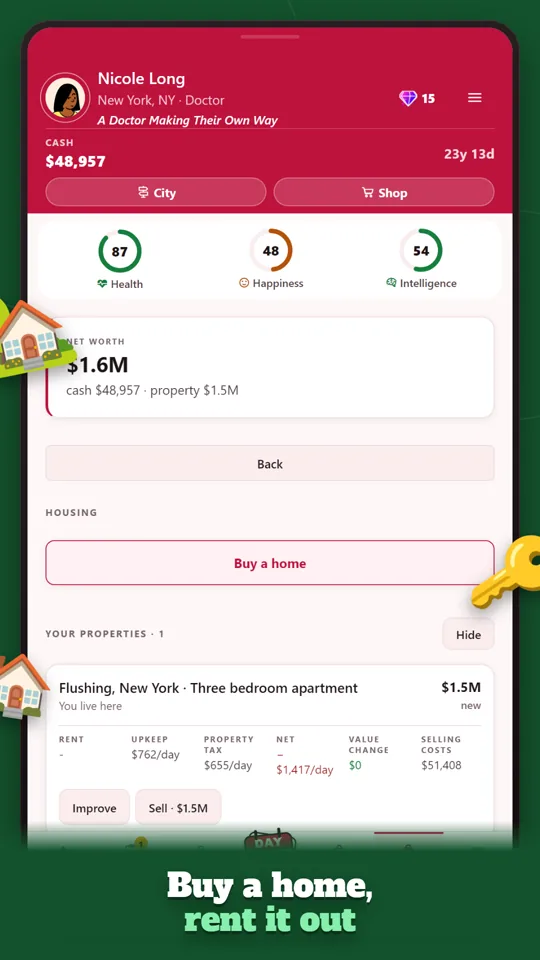 Buy a home, rent it out