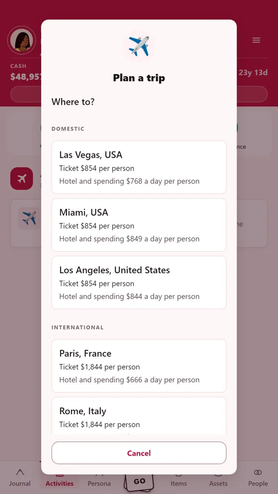 Planning a trip
